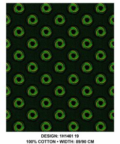 THREE CATS CW19 GREEN - GOLD & BLACK SHWESHWE H1461 19