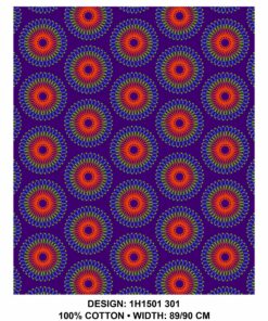 THREE CATS CW301 PURPLE - ORANGE/LIME & BLUE SHWESHWE H1501 301