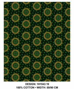 THREE CATS CW19 GREEN - GOLD & BLACK SHWESHWE H1543 19
