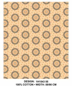 THREE CATS CW55 CREAM - BLACK & GOLD SHWESHWE H1543 55