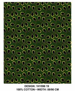 THREE CATS CW19 GREEN - GOLD & BLACK SHWESHWE H1596 19