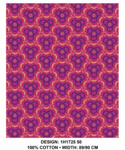 THREE CATS CW50 PINK - BLUE & GOLD SHWESHWE H1725 50