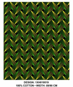 THREE CATS CW19 GREEN - GOLD & BLACK SHWESHWE XH0195 19