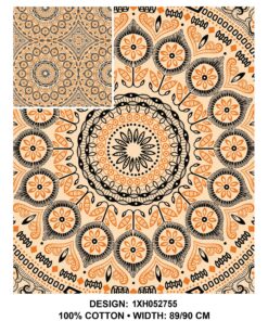 THREE CATS CW55 CREAM - BLACK & GOLD SHWESHWE XH0527 55