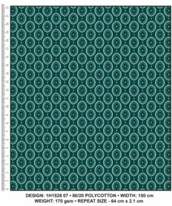 KWA NOBANTU BOTTLE GREEN & WHITE - H1526 07