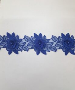 FANCY LACE TRIMMING - ROYAL
