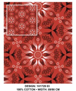 THREE CATS CW03 RED - BLACK & WHITE SHWESHWE H1729 03