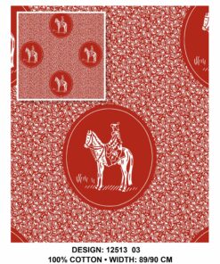 THREE CATS CW03 RED & WHITE SHWESHWE 2513 03