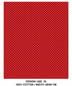 THREE CATS CW03 RED & WHITE SHWESHWE 455 03