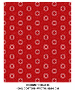 THREE CATS CW03 RED & WHITE SHWESHWE H0945 03