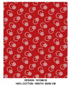 THREE CATS CW03 RED & WHITE SHWESHWE H1366 03