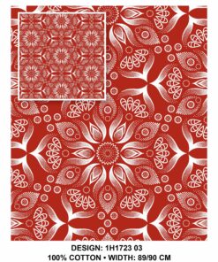 THREE CATS CW03 RED & WHITE SHWESHWE H1723 03