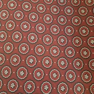 THREE CATS CW03 RED - BLACK & WHITE SHWESHWE FLOWER 03