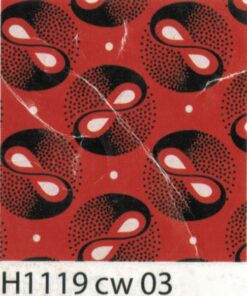 THREE CATS CW03 RED - BLACK & WHITE SHWESHWE H1119 03