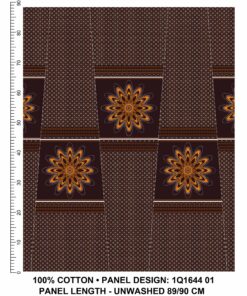 THREE CATS CW01 CHOC GOLD SHWESHWE PANELS Q1644 01