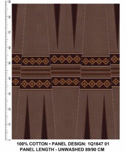 THREE CATS CW01 CHOC GOLD SHWESHWE PANELS Q1647 01