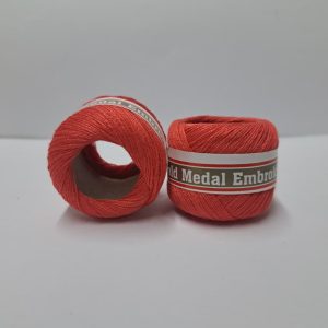 GOLD MEDAL EMBROIDERY COTTON 12X20MTRS - 614 RED