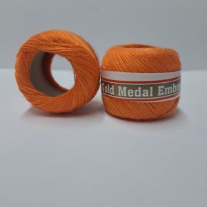 GOLD MEDAL EMBROIDERY COTTON 12X20MTRS - 807 ORANGE
