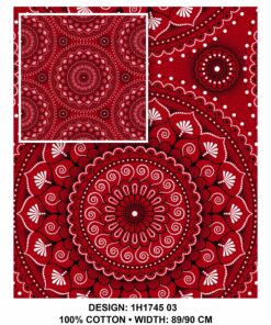 THREE CATS CW03 RED - BLACK & WHITE SHWESHWE H1745 03