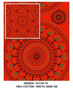 THREE CATS CW16 ORANGE - LIME & BLACK SHWESHWE H1745 16