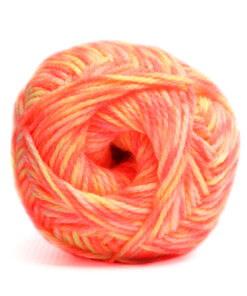 CHARITY DOUBLE KNIT PRINTED - 789 TANGERINE BLAZE