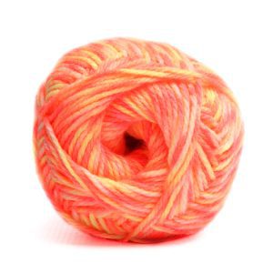 CHARITY DOUBLE KNIT PRINTED - 789 TANGERINE BLAZE