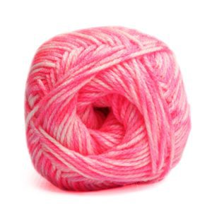 CHARITY DOUBLE KNIT PRINTED - 790 ELECTRIC FLAMINGO