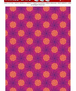 THREE CATS CW50 PINK - BLUE & GOLD SHWESHWE XH0147 50